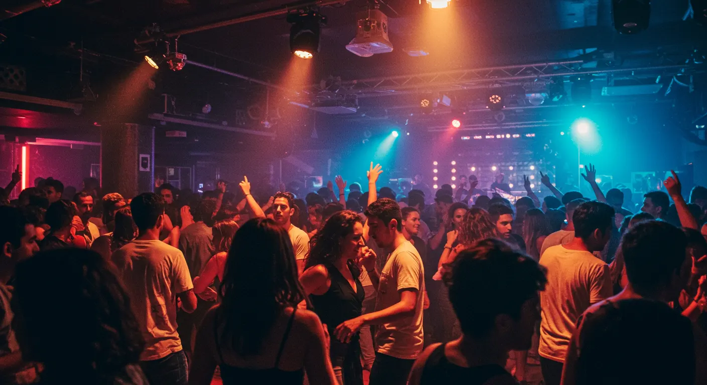 Ambiance danse latine et vie nocturne à Tenerife.