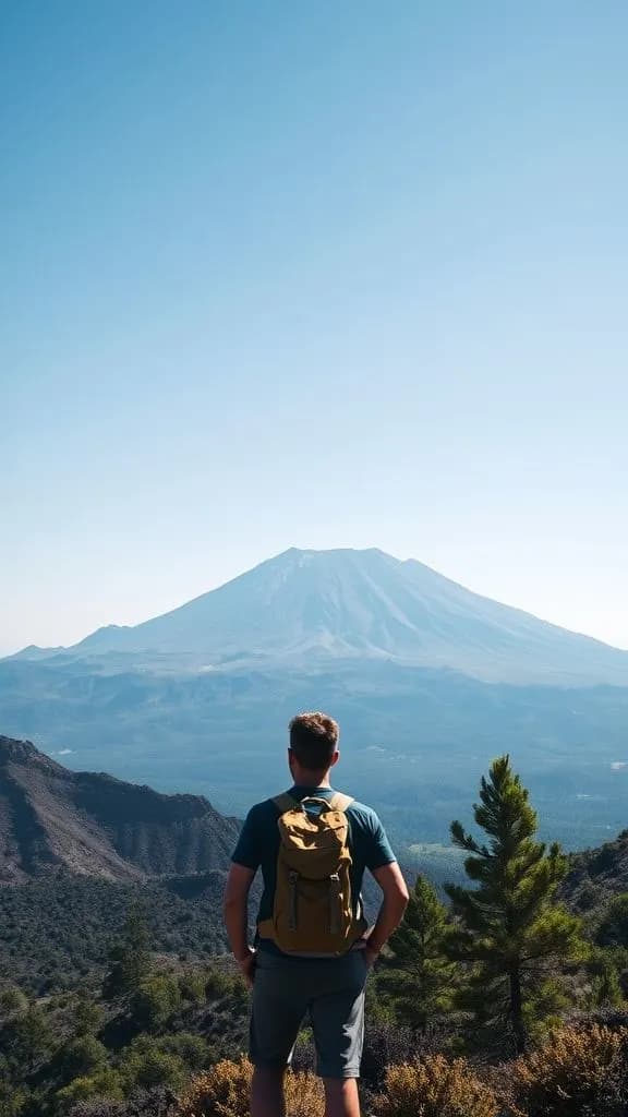 Paysage d'un sentier de randonnée à Tenerife.
