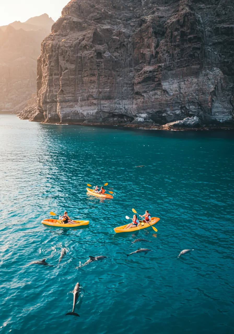 Deportes acuáticos y actividades en el mar en Tenerife.